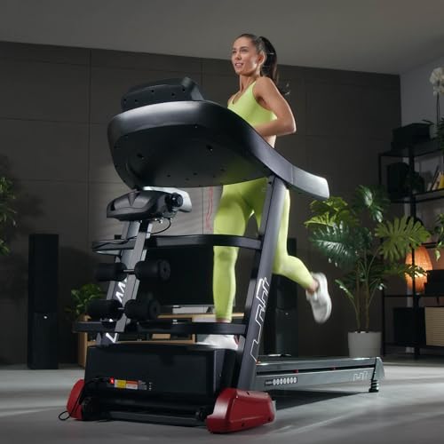 Hop-Sport elektrisches Laufband HS-4000LB mit Massagegerät, 4 PS Motor, max. Geschwindigkeit 20 km/h inkl. Brustgurt – Bild 3