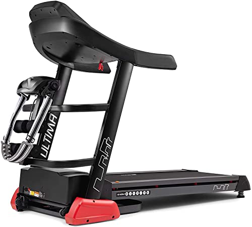 Hop-Sport elektrisches Laufband HS-4000LB mit Massagegerät, 4 PS Motor, max. Geschwindigkeit 20 km/h inkl. Brustgurt – Bild 5
